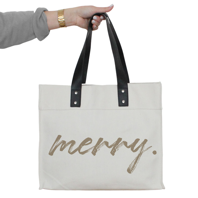 Merry {Tan} Market Tote