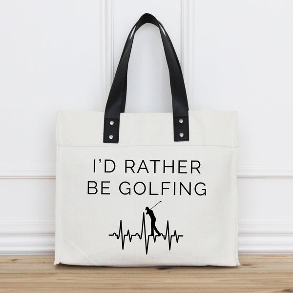 Rather be Golfing Market Tote