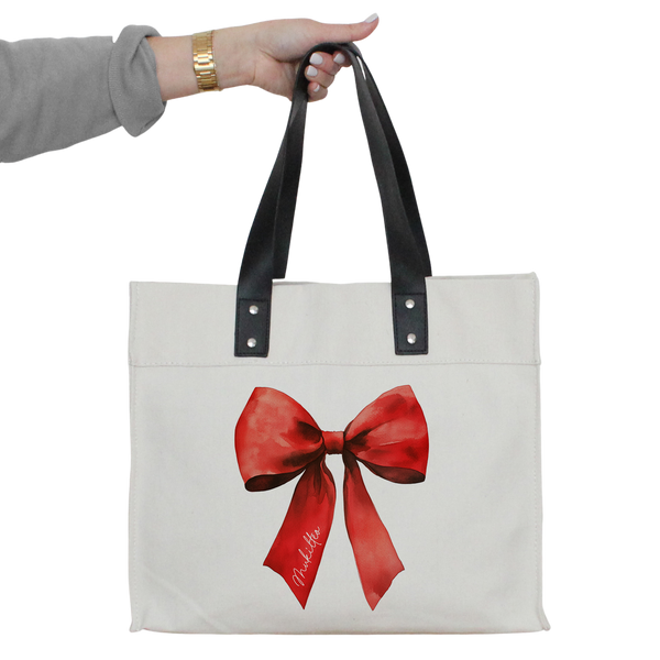 Custom City Bow Market Tote