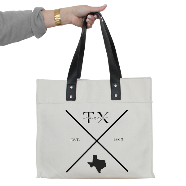 Custom City State Est X Market Tote
