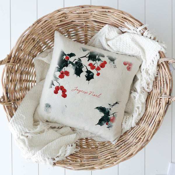 Joyeux Noel Pillow Cover
