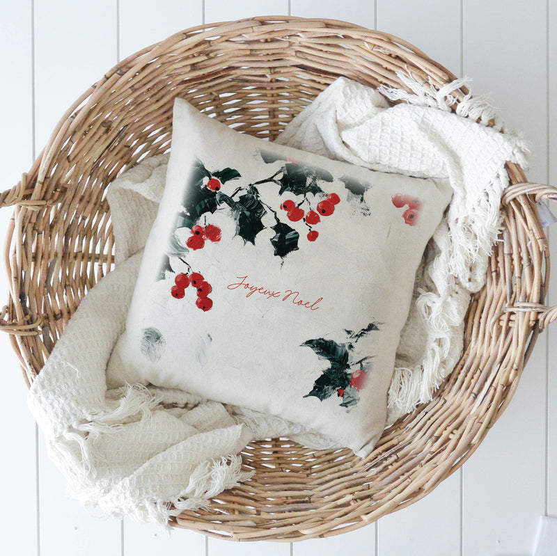 Joyeux Noel Pillow Cover