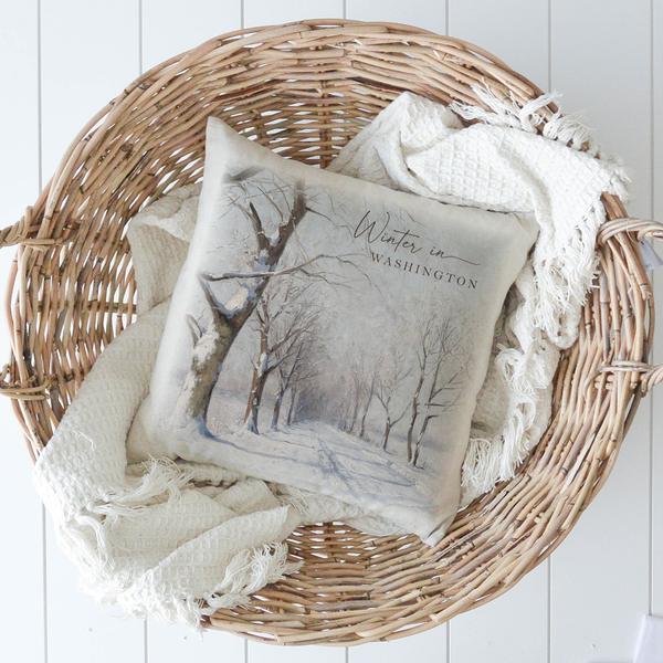 Custom Winter In… Pillow Cover