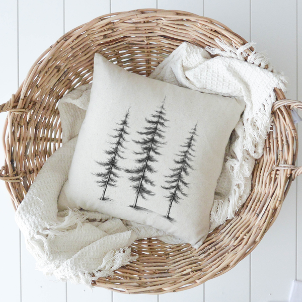 Tree Trio Pillow Cover