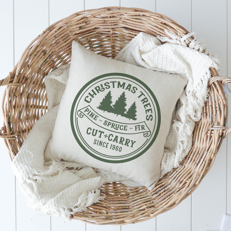 Christmas Trees Pillow Cover