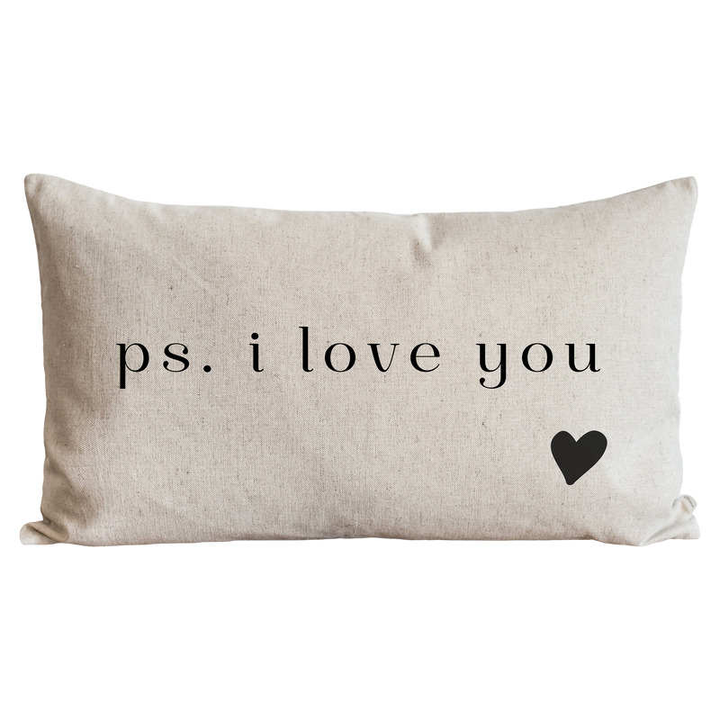 PS I love you Pillow Cover