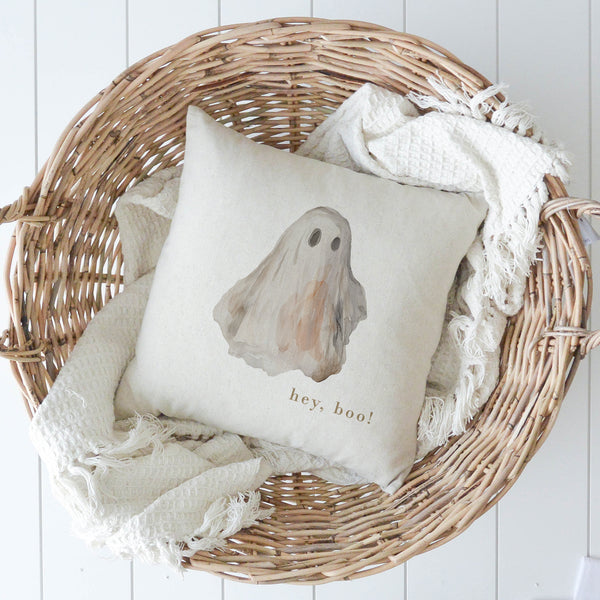 Hey Boo Pillow Cover
