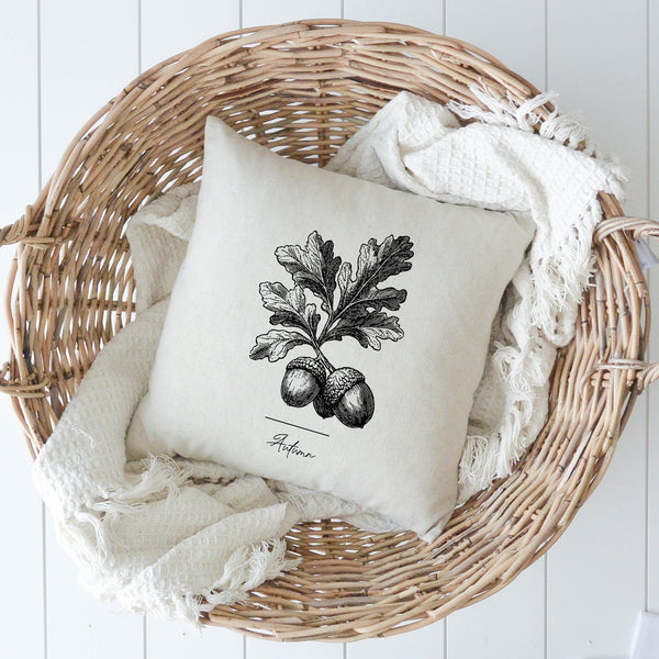 Autumn Acorn Pillow Cover