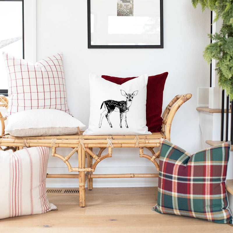 Fawn Pillow Cover