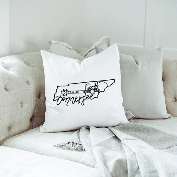 State Outline Custom Pillow Cover
