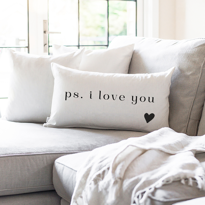 PS I love you Pillow Cover