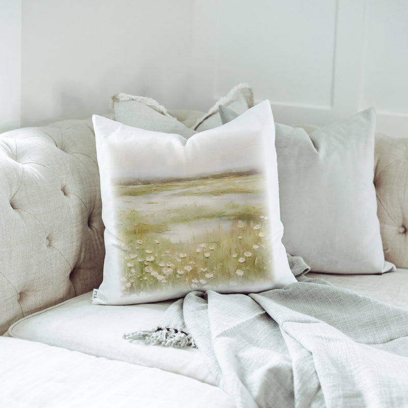 Field of Wildflowers Pillow Cover