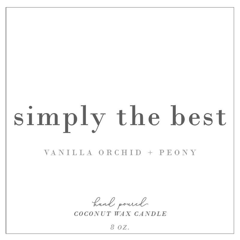 Simply The Best | Vanilla Orchid + Peony Reed Diffuser