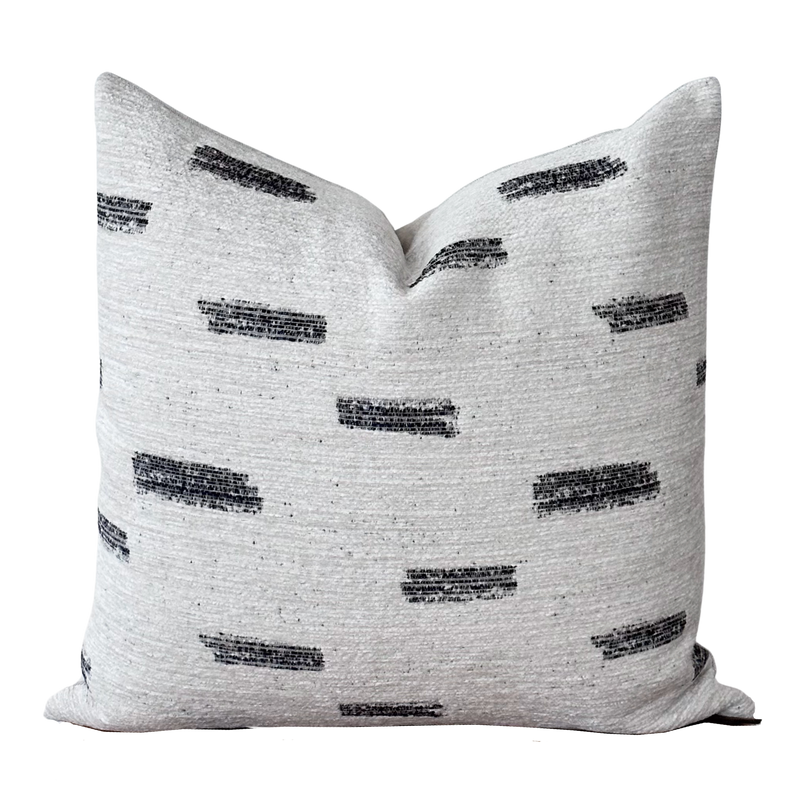 Abstract Black and White Pillow Cover | Sonny