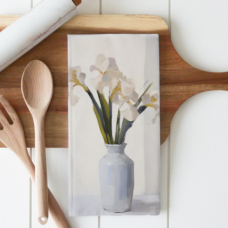 Iris Tea Towel