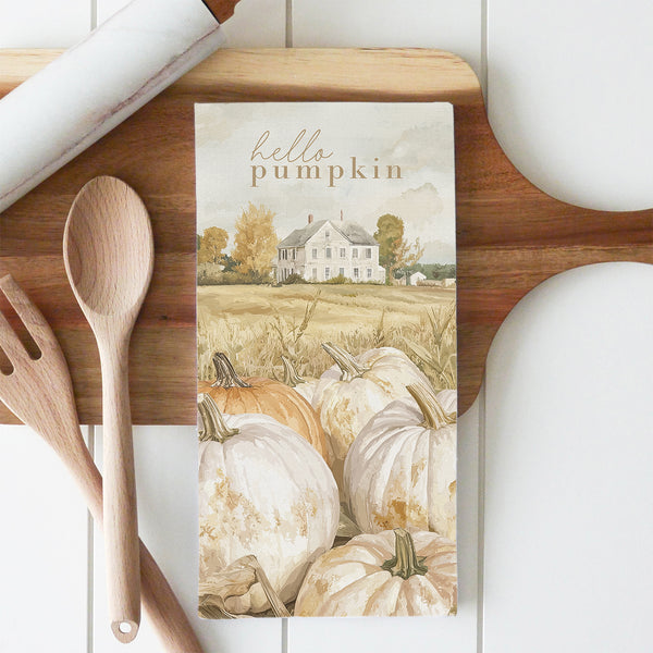 Hello Pumpkin Tea Towel