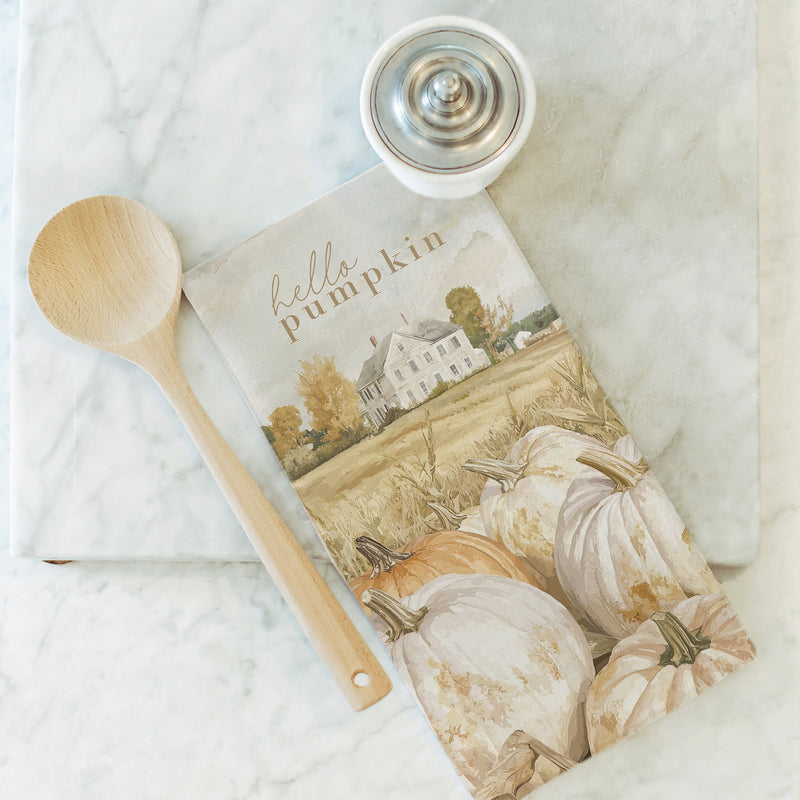 Hello Pumpkin Tea Towel