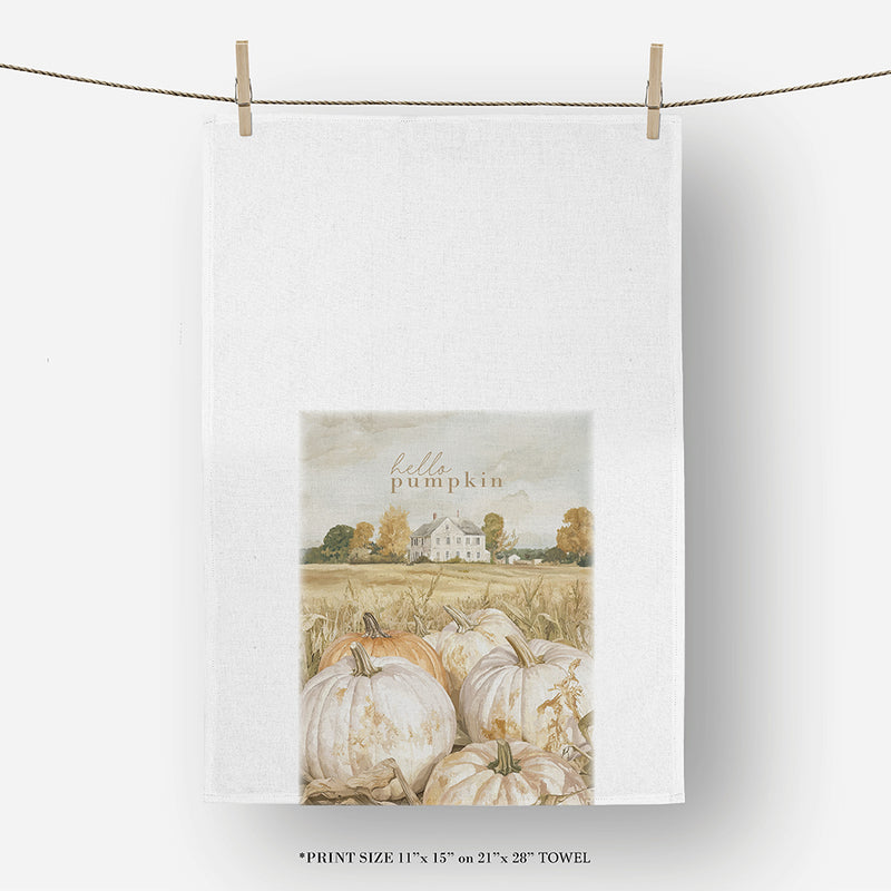 Hello Pumpkin Tea Towel
