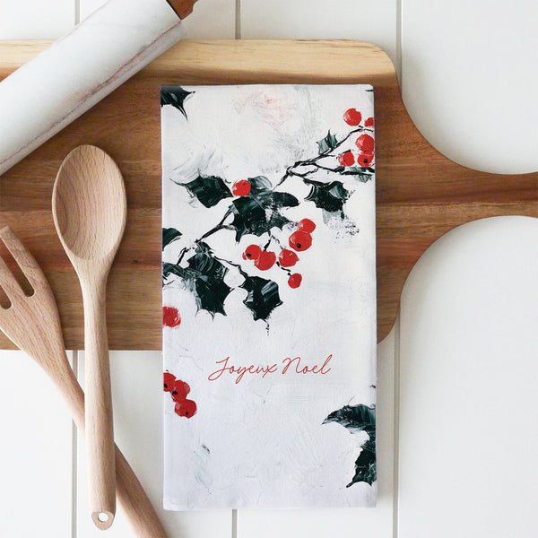 Joyeux Noel Tea Towel