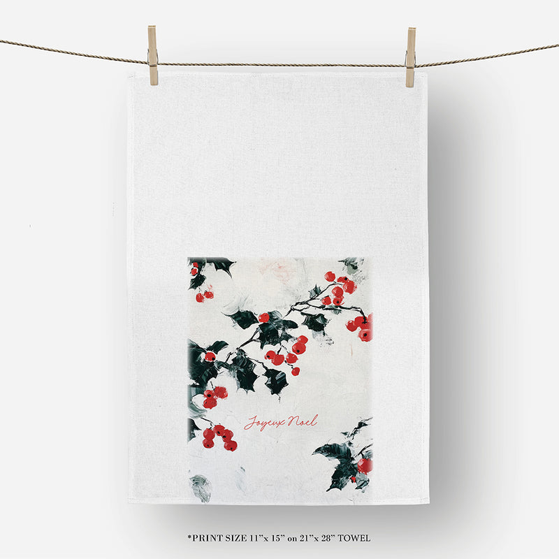 Joyeux Noel Tea Towel