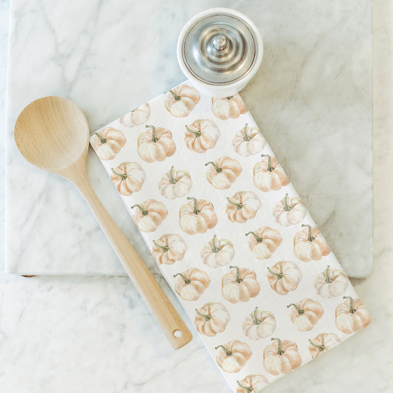 Pumpkin Pattern Tea Towel