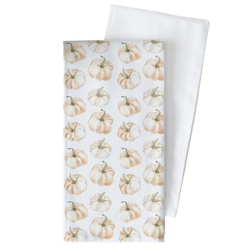 Pumpkin Pattern Tea Towel