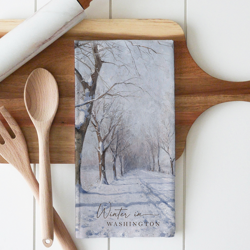 Custom Winter In… Tea Towel