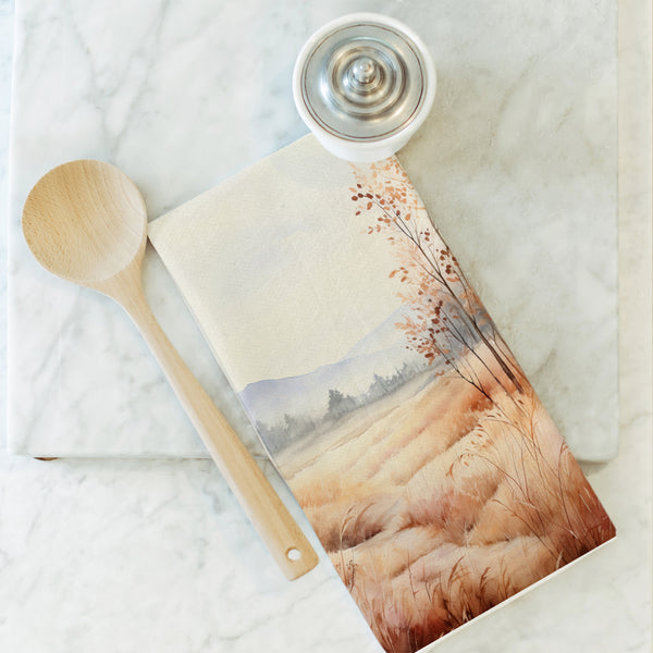 Autumn Field Tea Towel