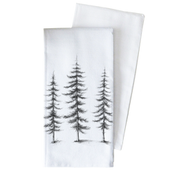 Tree Trio Tea Towel