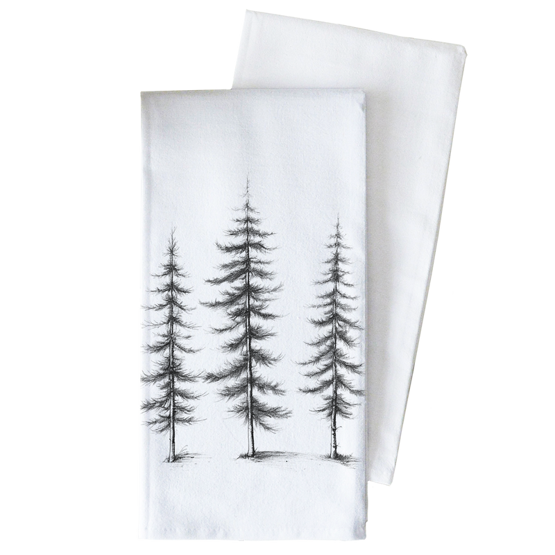Tree Trio Tea Towel