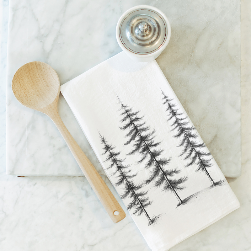 Tree Trio Tea Towel