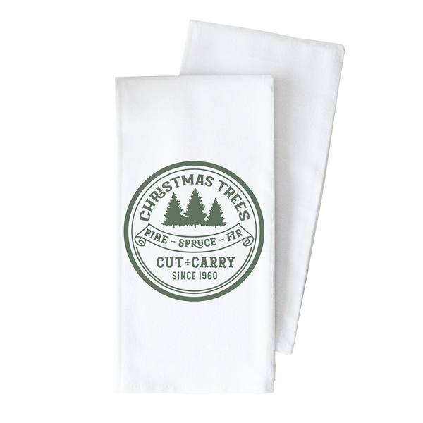 Christmas Trees Tea Towel