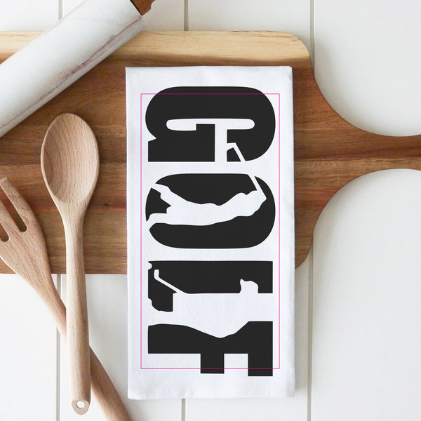Golf Tea Towel