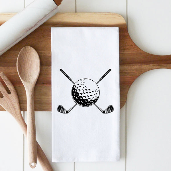Golf X Tea Towel