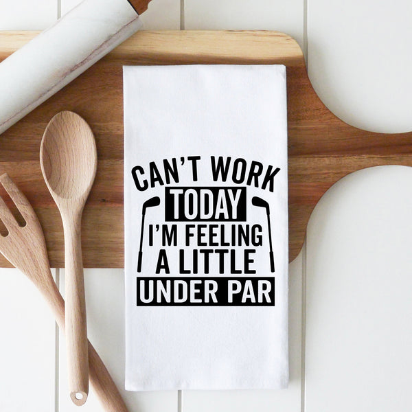 Under Par Tea Towel