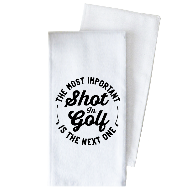 Next Shot Tea Towel