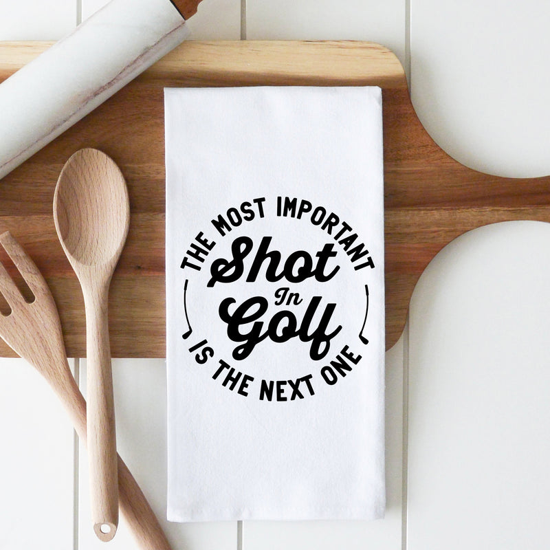 Next Shot Tea Towel