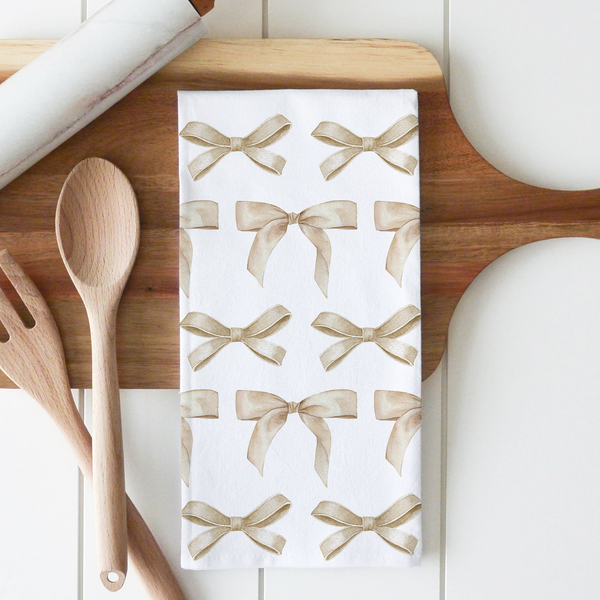 Bows Tea Towel