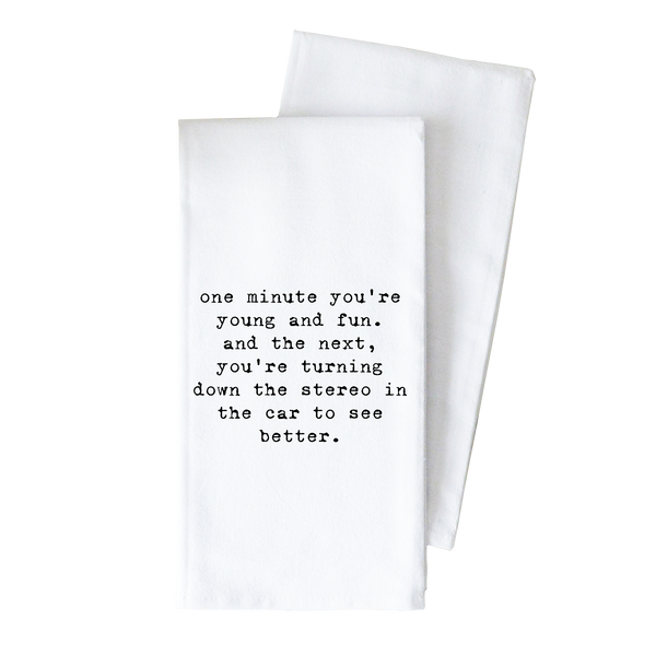 Stereo Tea Towel