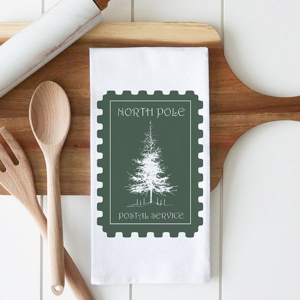 North Pole Tree Tea Towel