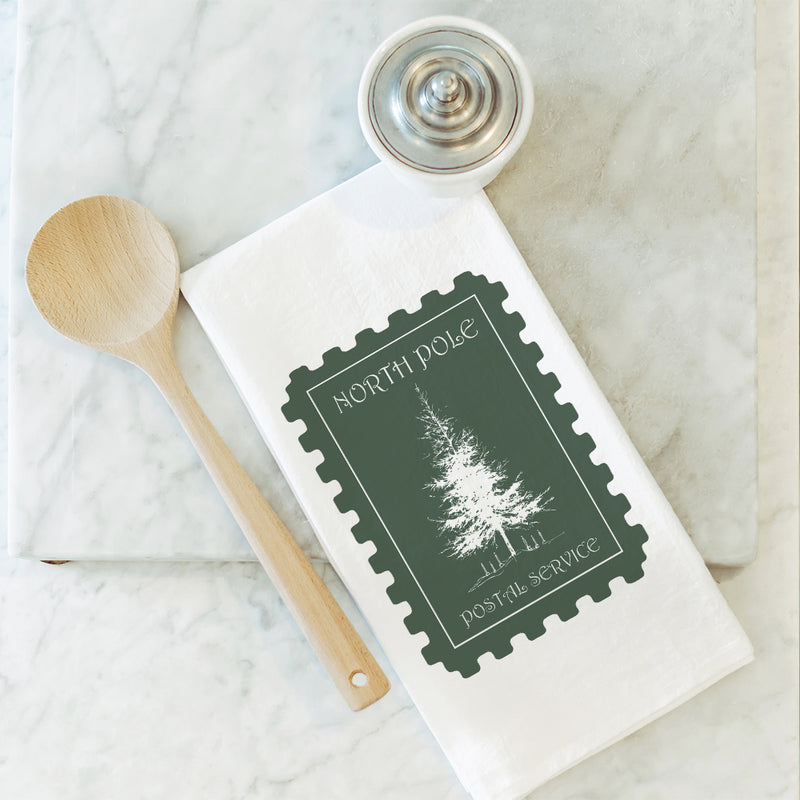 North Pole Tree Tea Towel