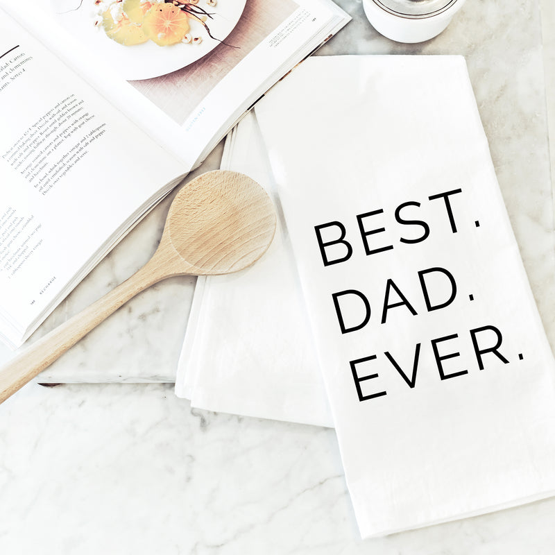 Best Dad Ever Tea Towel