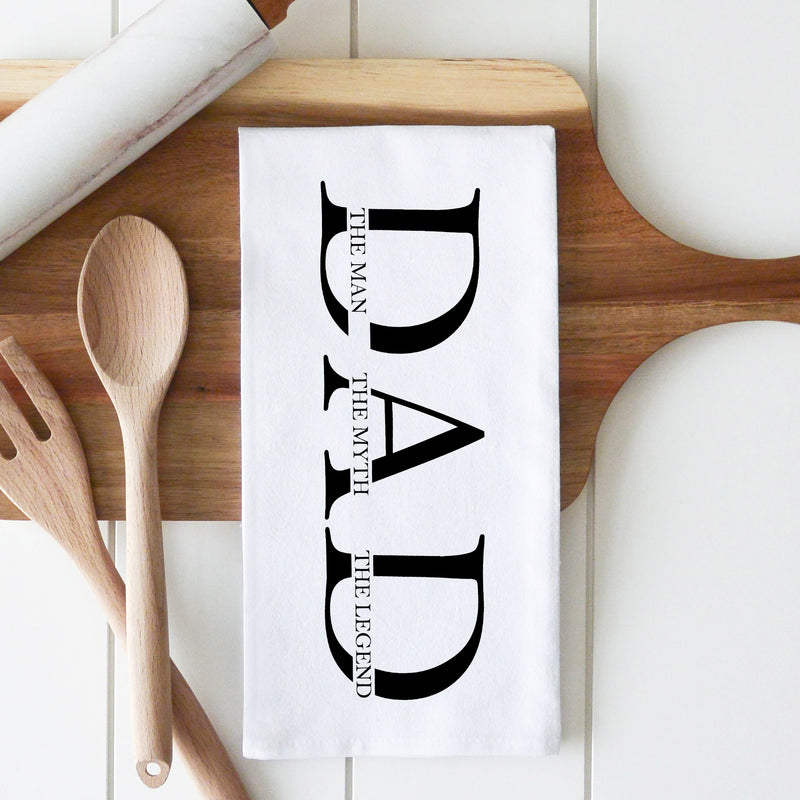 Dad | The Man. The Myth. The Legend Tea Towel