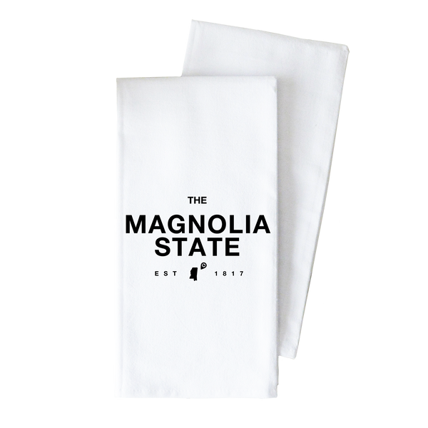 State Slogan Custom Tea Towel