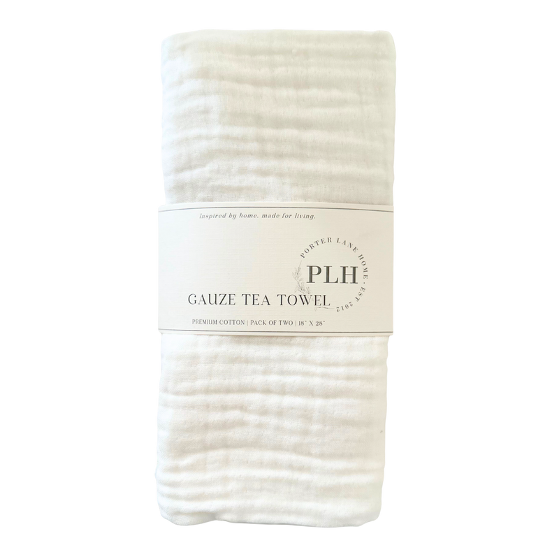 Gauze Fringe Tea Towel Set
