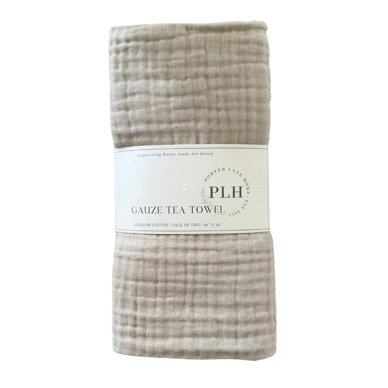 Gauze Fringe Tea Towel Set