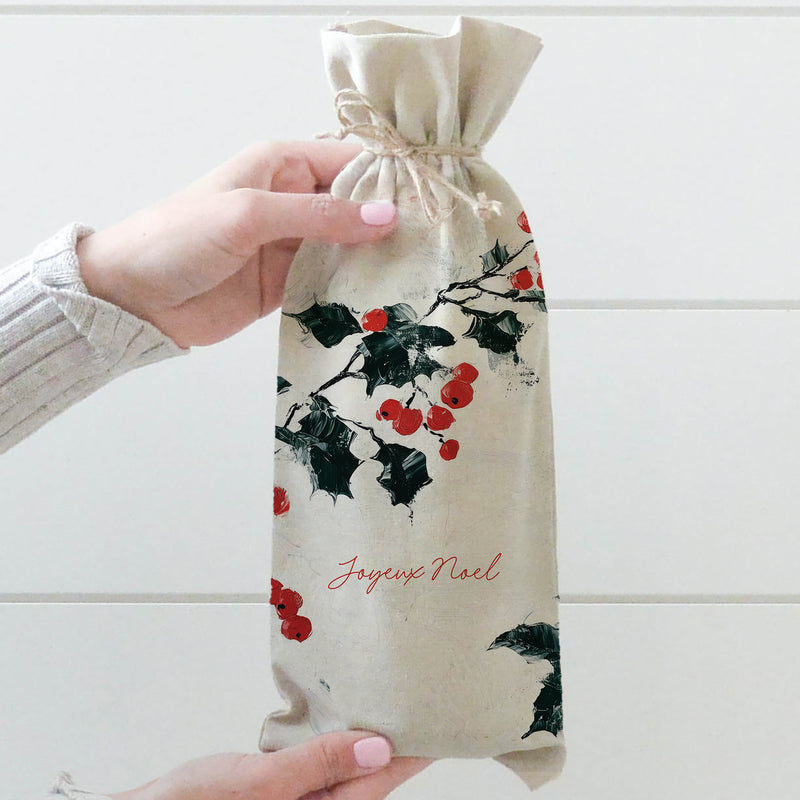 Joyeux Noel Wine Bag