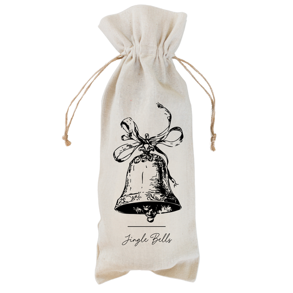 Jingle Bells Wine Bag