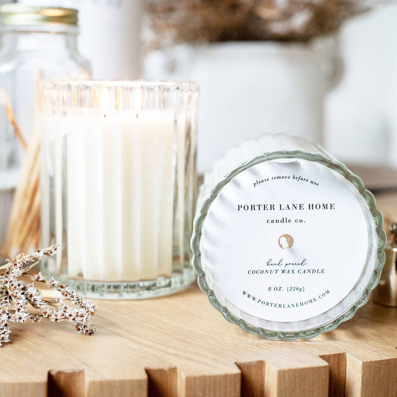 CHEERS | Champagne + Sugar Fluted Coconut Wax Candle