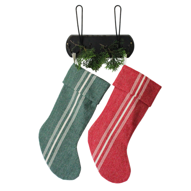 Classic Grain Stripe Stocking